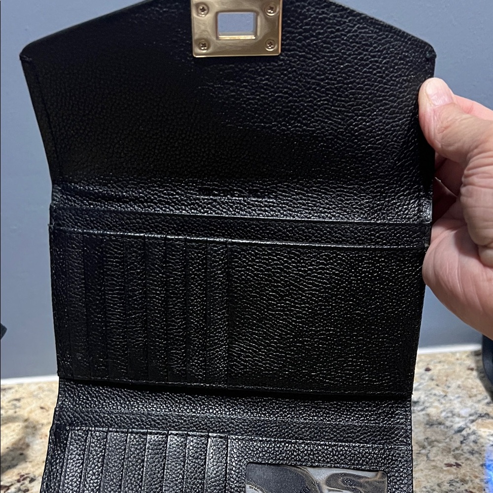Michael Kors Black Leather Card Holder
